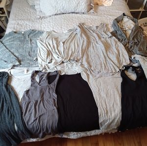 11 maternity tops bundle